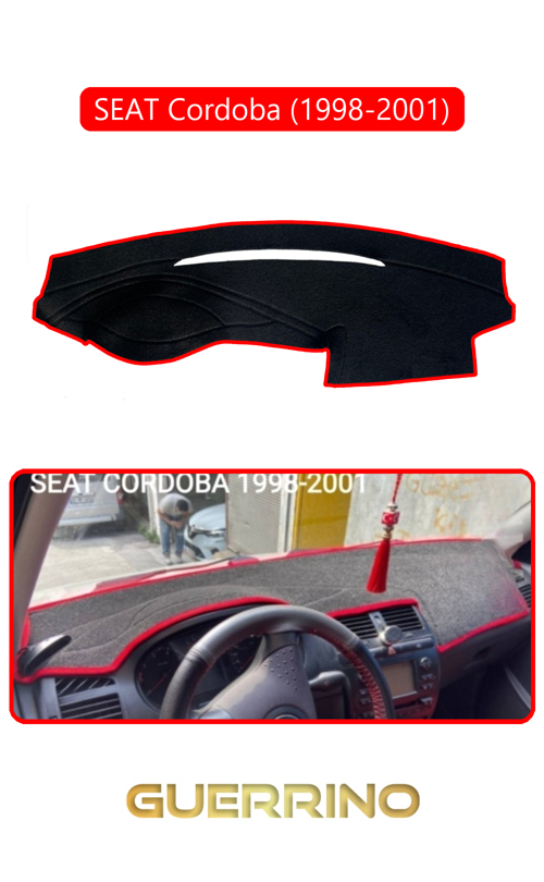 Seat Cordoba (1998-2001)Torpido Koruma Halısı Kırmızı Kenar