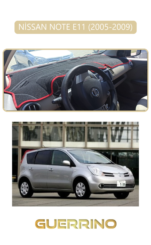 Nissan Note E11 2005-2009Torpido Koruma Halısı Bej Kenar