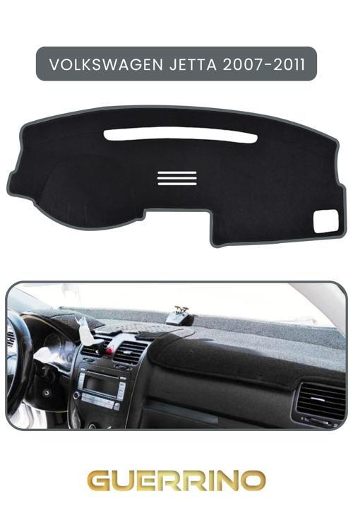 Volkswagen Jetta (2007-2011)Torpido Koruma Halısı Gri Kenar