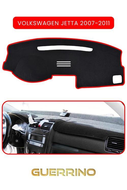 Volkswagen Jetta (2007-2011)Torpido Koruma Halısı Kırmızı Kenar