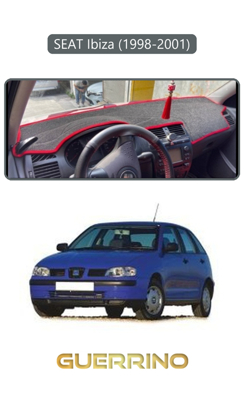 Seat Ibiza (1998-2001)Torpido Koruma Halısı Gri Kenar