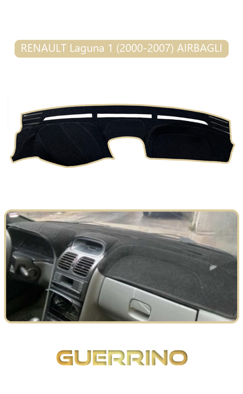 Renault Laguna 1 (2000-2007) Aırbaglıtorpido Koruma Halısı Bej Kenar