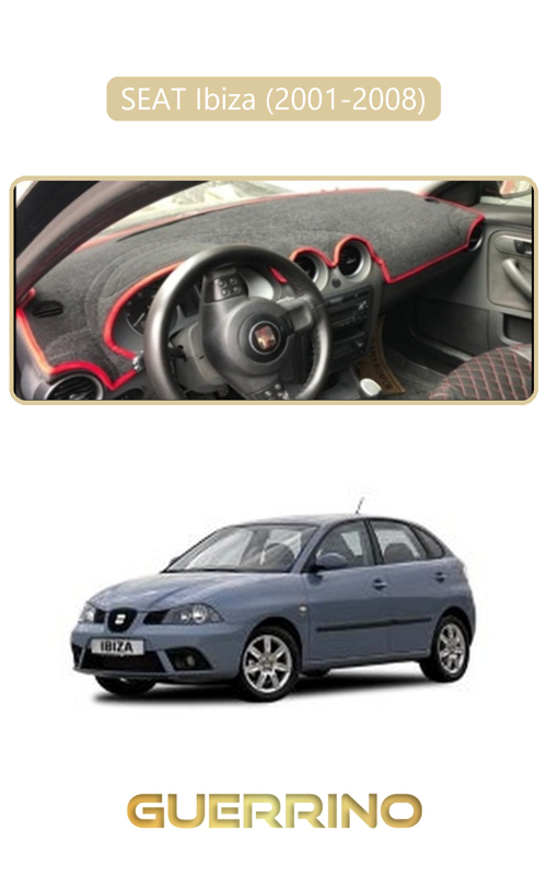 Seat Ibiza (2001-2008)Torpido Koruma Halısı Bej Kenar