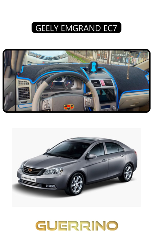 Geely Emgrand Ec7Torpido Koruma Halısı Siyah Kenar