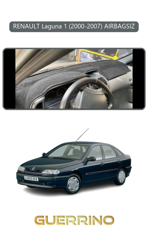 Renault Laguna 1 (2000-2007) Aırbagsıztorpido Koruma Halısı Gri Kenar