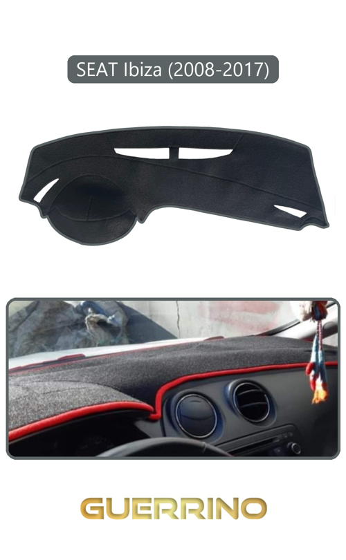 Seat Ibiza (2008-2017)Torpido Koruma Halısı Gri Kenar