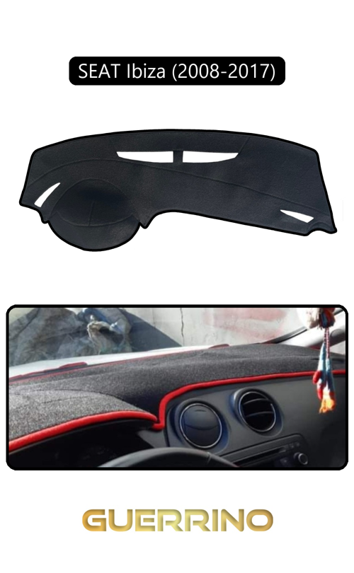 Seat Ibiza (2008-2017)Torpido Koruma Halısı Siyah Kenar