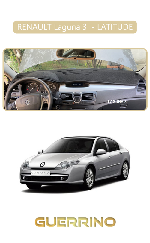 Renault Laguna 3  - Latıtudetorpido Koruma Halısı Bej Kenar