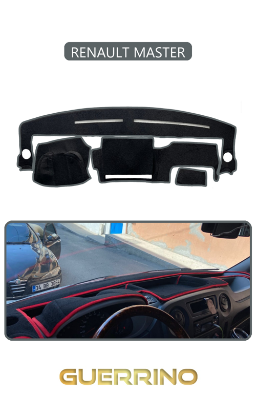 Renault Mastertorpido Koruma Halısı Gri Kenar