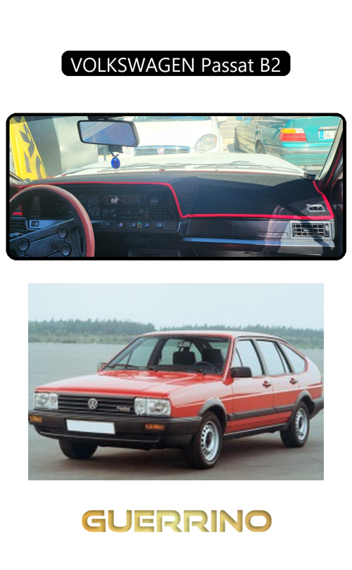 Volkswagen Passat B2Torpido Koruma Halısı Siyah Kenar