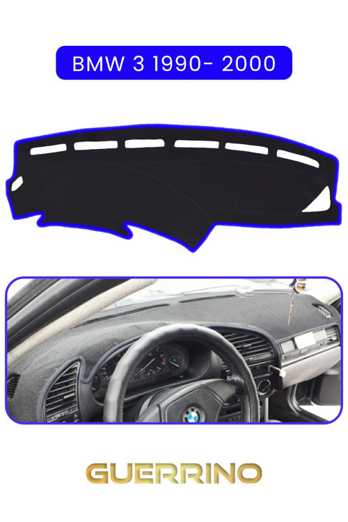 Bmw 3 1990-2000Torpido Koruma Halısı Mavi Kenar