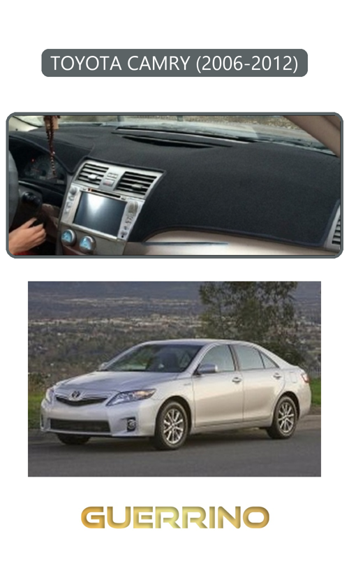 Toyota Camry (2006-2012)Torpido Koruma Halısı Gri Kenar