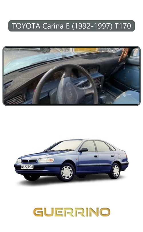 Toyota Carina E (1992-1997) T170Torpido Koruma Halısı Gri Kenar