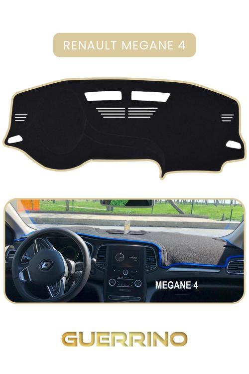 Renault Megane 4 Torpido Koruma Halısı Bej Kenar