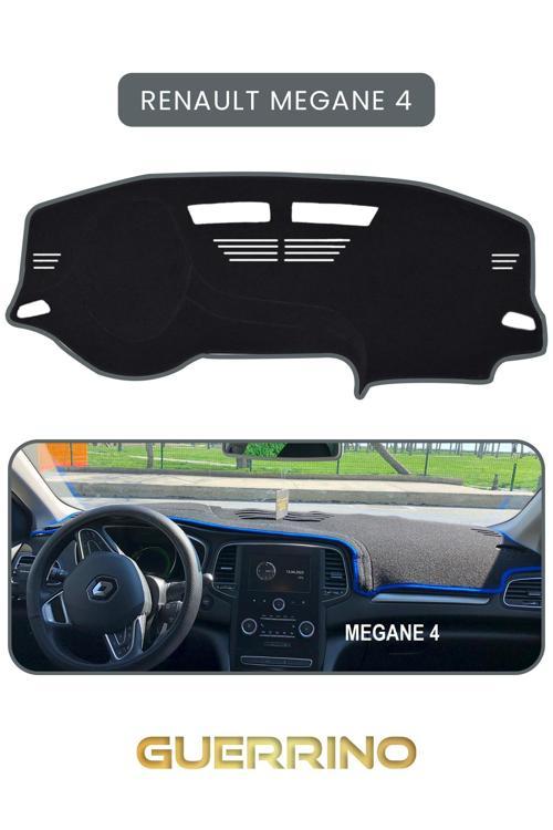 Renault Megane 4 Torpido Koruma Halısı Gri Kenar