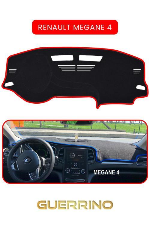 Renault Megane 4 Torpido Koruma Halısı Kırmızı Kenar
