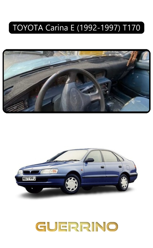 Toyota Carina E (1992-1997) T170Torpido Koruma Halısı Siyah Kenar