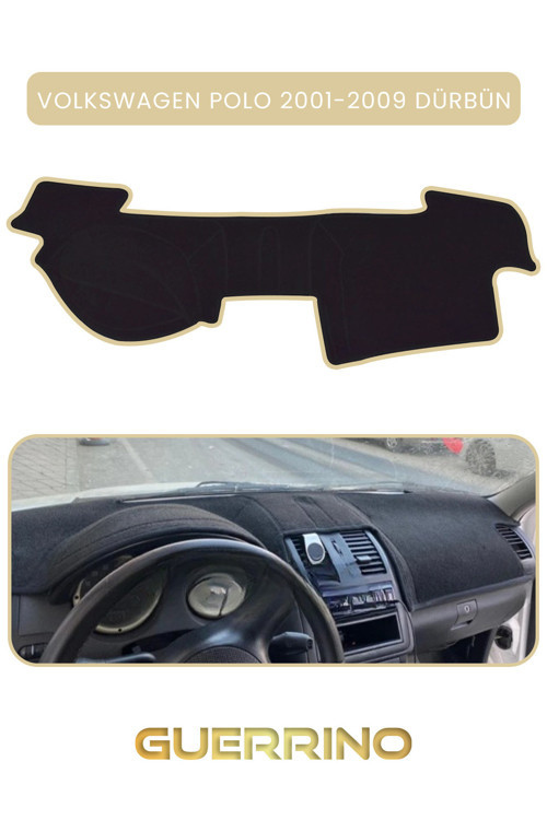 Volkswagen Polo (2001-2009) Dürbün Torpido Koruma Halısı Bej Kenar