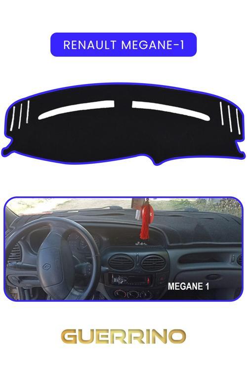 Renault Megane-1Torpido Koruma Halısı Mavi Kenar