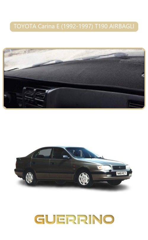 Toyota Carina E (1992-1997) T190Torpido Koruma Halısı Bej Kenar