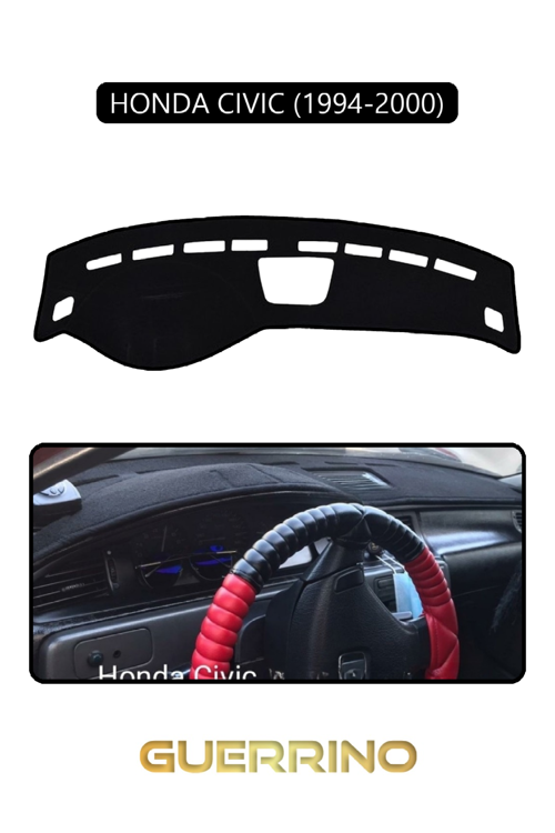 Honda Cıvıc 1994-2000Torpido Koruma Halısı Siyah Kenar