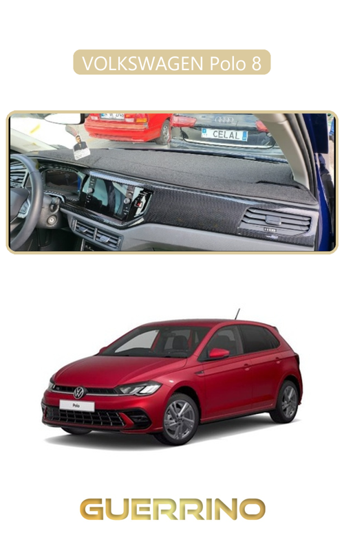Volkswagen Polo 8Torpido Koruma Halısı Bej Kenar