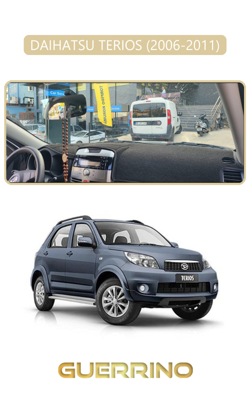 Daıhatsu Terıos 2006-2011Torpido Koruma Halısı Siyah Kenar