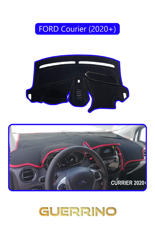 Ford Courier 2020 +Torpido Koruma Halısı Mavi Kenar