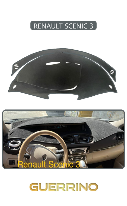Renault Scenıc 3Torpido Koruma Halısı Gri Kenar