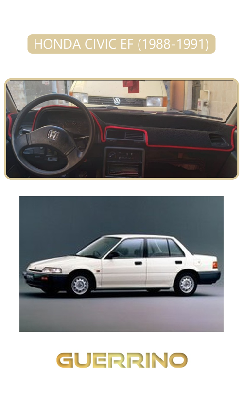 Honda Cıvıc Ef 1988-1991Torpido Koruma Halısı Bej Kenar