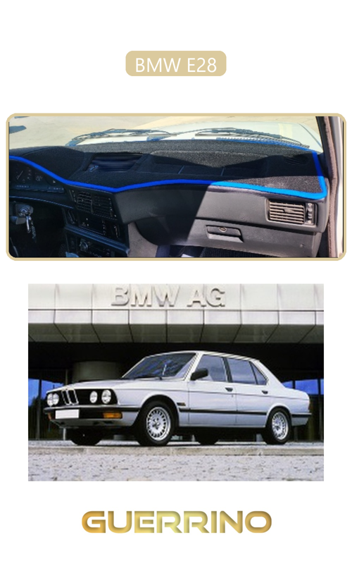 Bmw E28Torpido Koruma Halısı Bej Kenar