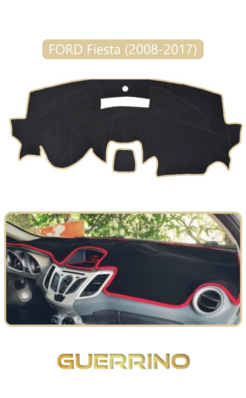 Ford Fiesta (2008-2017)Torpido Koruma Halısı Bej Kenar