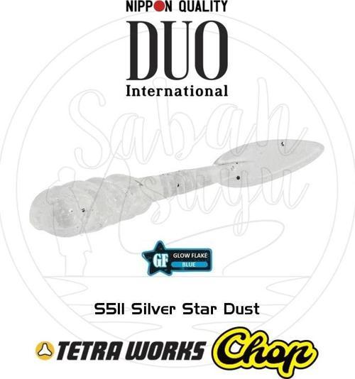 Tetra Works Chop LRF Silikon 35mm. S511 Silver Stardust