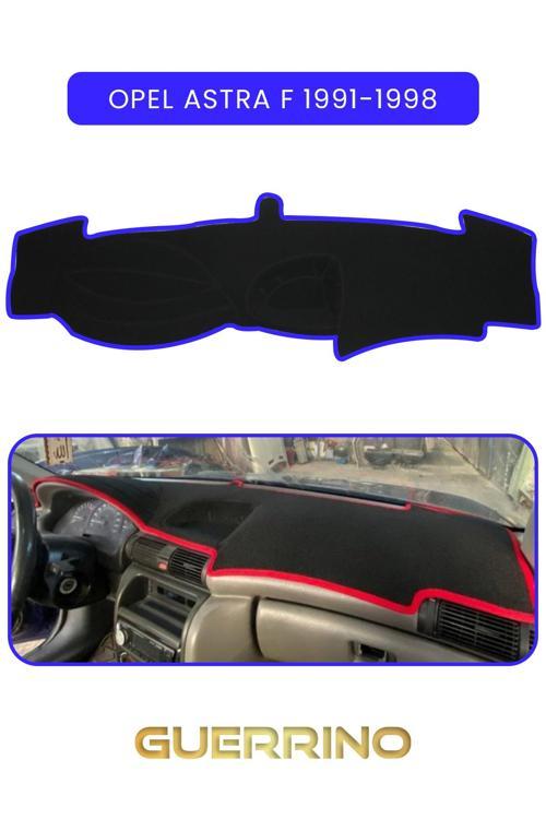 Opel Astra F 1991-1998Torpido Koruma Halısı Mavi Kenar