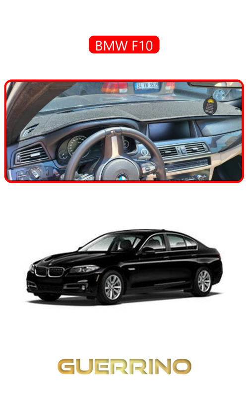 Bmw F10Torpido Koruma Halısı Kırmızı Kenar