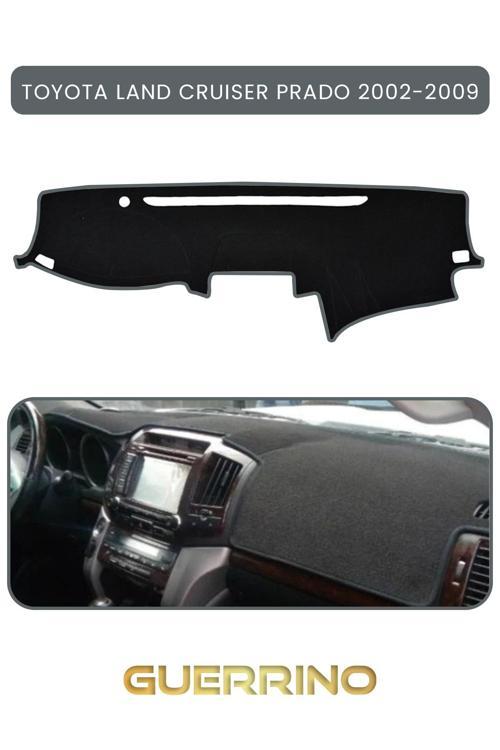 Toyota Land Cruıser Prado 2002-2009Torpido Koruma Halısı Gri Kenar