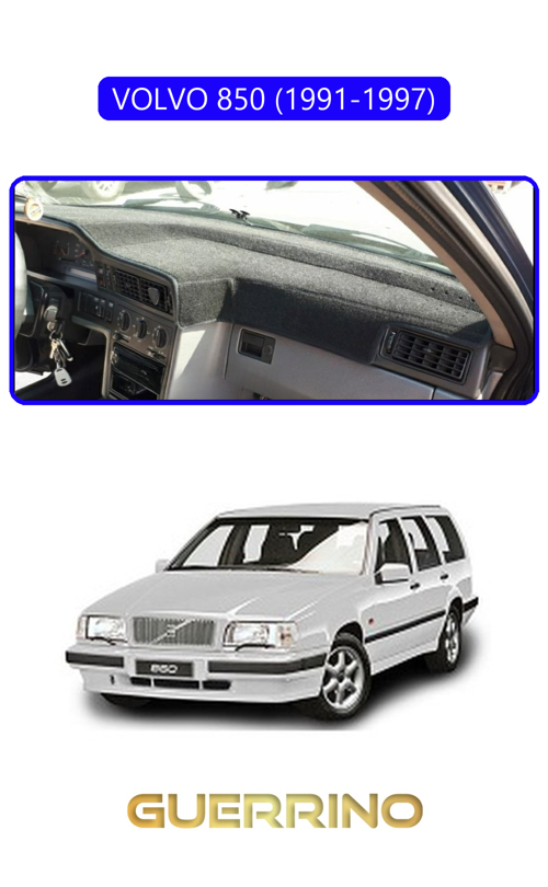 Volvo 850 (1991-1997)Torpido Koruma Halısı Mavi Kenar