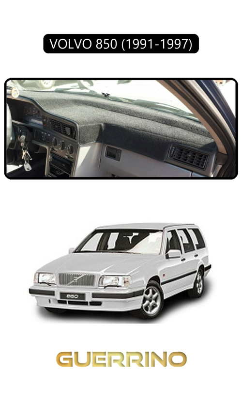 Volvo 850 (1991-1997)Torpido Koruma Halısı Siyah Kenar
