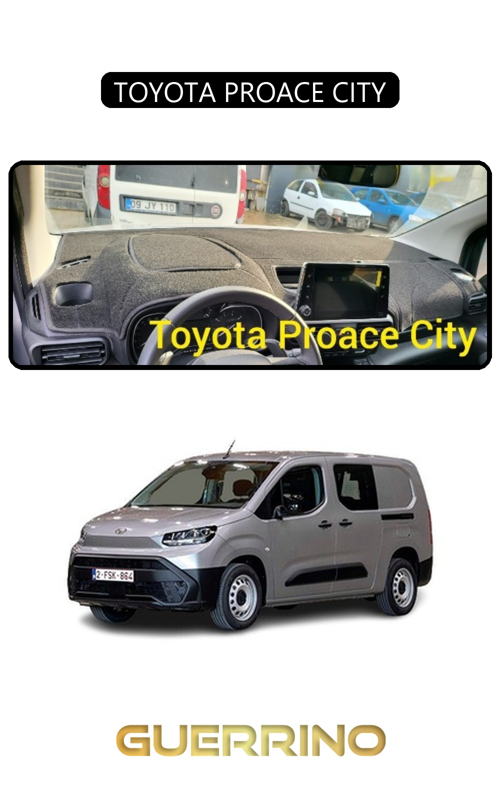 Toyota Proace Cıtytorpido Koruma Halısı Siyah Kenar