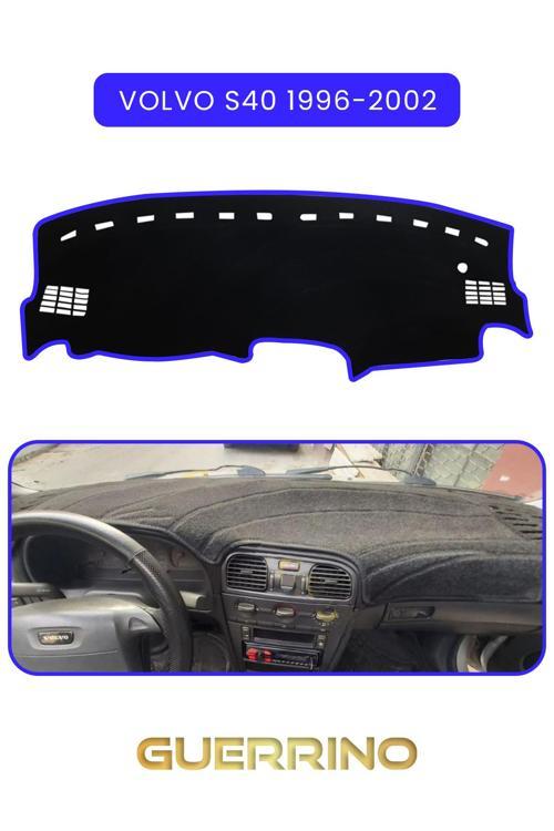 Volvo S40 (1996-2002)Torpido Koruma Halısı Mavi Kenar