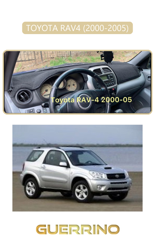 Toyota Rav4 (2000-2005)Torpido Koruma Halısı Bej Kenar