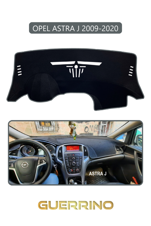 Opel Astra J (2009-2020)Torpido Koruma Halısı Gri Kenar