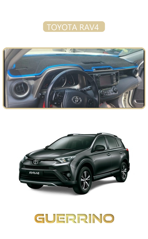Toyota Rav4 Torpido Koruma Halısı Bej Kenar