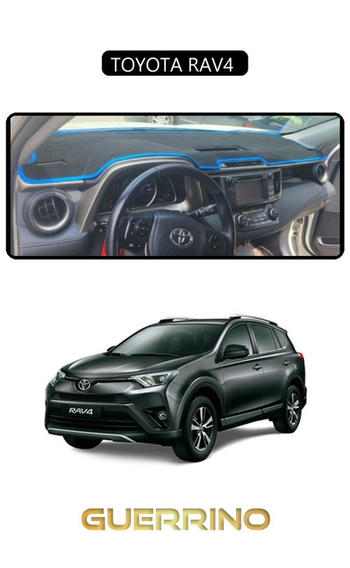 Toyota Rav4 Torpido Koruma Halısı Siyah Kenar
