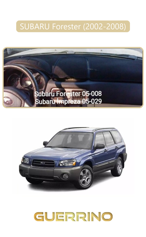 Subaru Forester (2002-2008)Torpido Koruma Halısı Bej Kenar