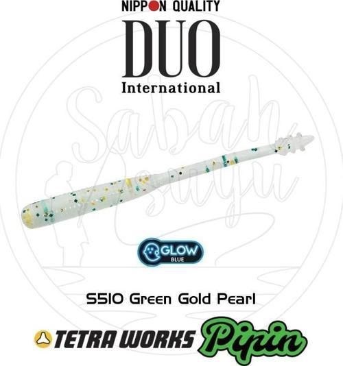 Tetra Works Pipin LRF Silikon 45mm. S510 Green Gold Pearl