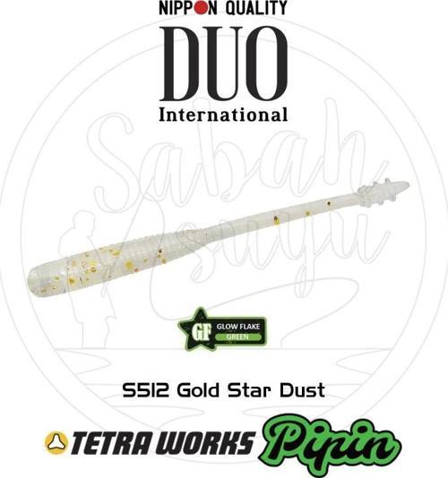 Tetra Works Pipin LRF Silikon 45mm. S512 Gold Stardust