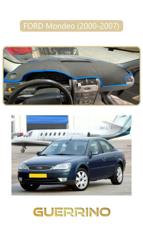 Ford Mondeo (2000-2007)Torpido Koruma Halısı Bej Kenar