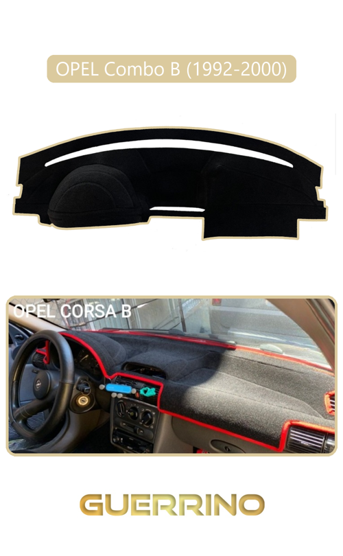 Opel Corsa B Combo B (1992-2000)Torpido Koruma Halısı Bej Kenar