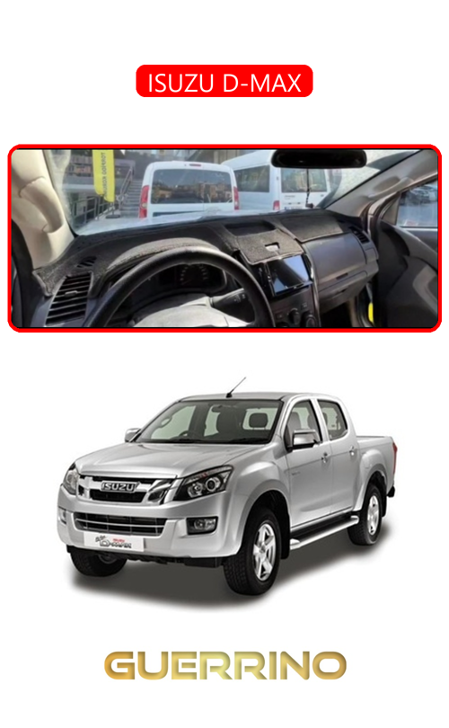 Isuzu D-Maxtorpido Koruma Halısı Kırmızı Kenar